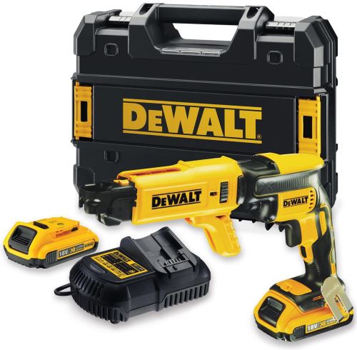 DEWALT Aku odvijač za gips ploče, 18 V 2x baterija 2,0 Ah, spremnik, kofer DCF620D2K