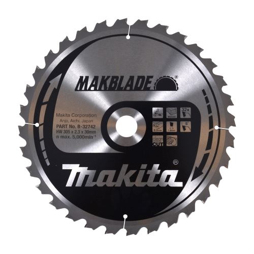 MAKITA list pile za drvo MAKBLADE 305x2,3x30 mm 32 zuba B-32742