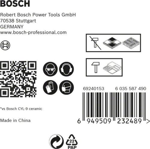 BOSCH EXPERT 5kom HEX-9HardCeramic 5/6/8+CYL-3 6/6 2608900596