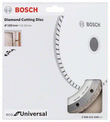 BOSCH Dijamantna rezna ploča ECO For Universal 180x22.23x2.6x7 2608615038