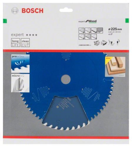 BOSCH List pile Expert for Wood 225 x 30 x 2,6 mm, 48 2608644090