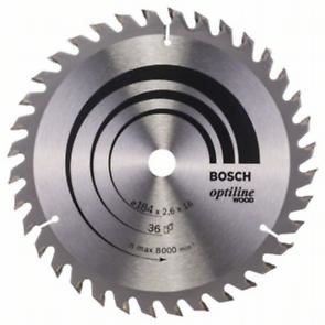 BOSCH List pile Optiline Wood 184 x 16 x 2,6 mm, 36 2608640818