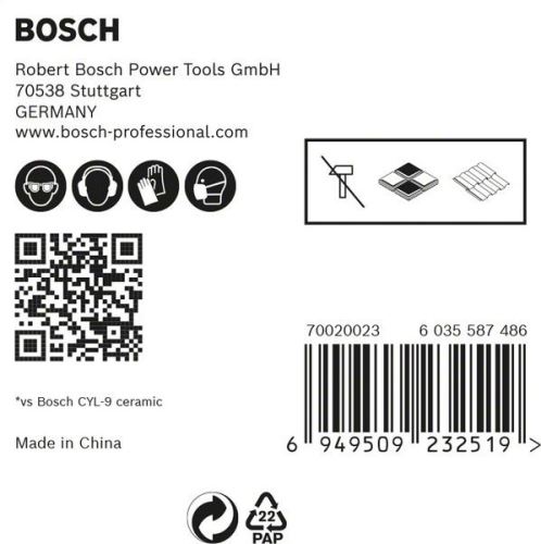 BOSCH EXPERT HEX-9 HardCeramic 6mm pakiranje 5kom 2608900599