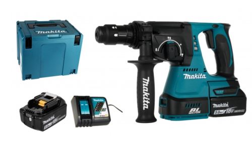 Makita Aku kombinirani čekić Li-ion LXT 18V/5.0Ah, Makpac DHR243RTJ