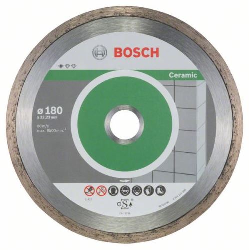 BOSCH Dijamantna rezna ploča Standard for Ceramic 180 x 22,23 x 1,6 x 7 mm (10 kom) 2608603233