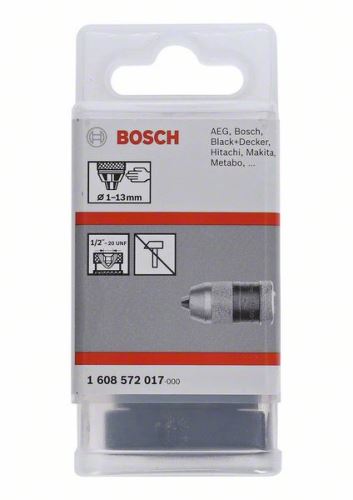 BOSCH Brzostezne stezne glave do 13 mm 1-13 mm, 1/2" – 20 1608572017