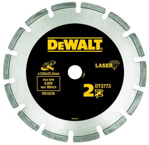 DeWALT DIA disk za abrazivne materijale 230 x 22,2 mm DT3773