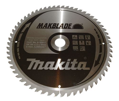 MAKITA list pile za drvo MAKBLADE 305x2,3x30 mm 60 zuba B-32817