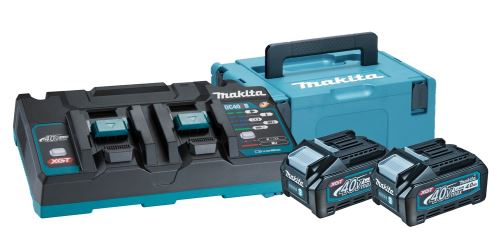 MAKITA Li-ion XGT 40V set 2 kom BL4040+1 kom DC40RB+1 kom Makpac 191U00-8