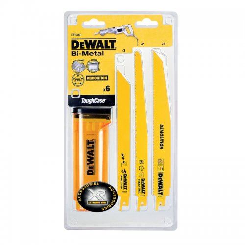 DEWALT Set listova pile za drvo i metal u kutiji za pohranu (6 kom) DT2440L