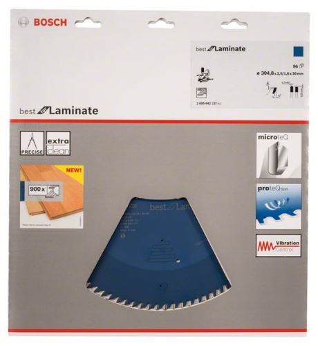 BOSCH List kružne pile Best for Laminate 305 x 30 x 2,5 mm, 96 2608642137