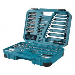 MAKITA set ručnog alata 3/8" nastavci/nasadnici/nasadnici/čegrtaljka, 120 kom E-06616