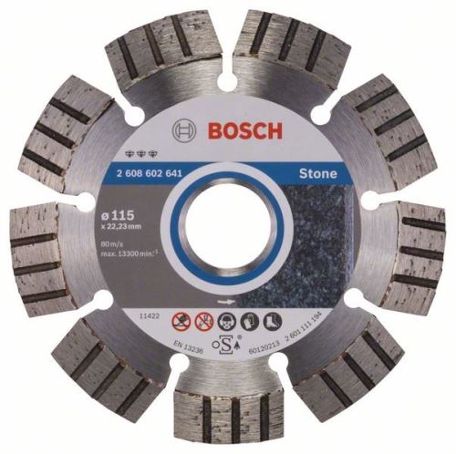 BOSCH Dijamantna rezna ploča Best for Stone 115 x 22,23 x 2,2 x 12 mm 2608602641