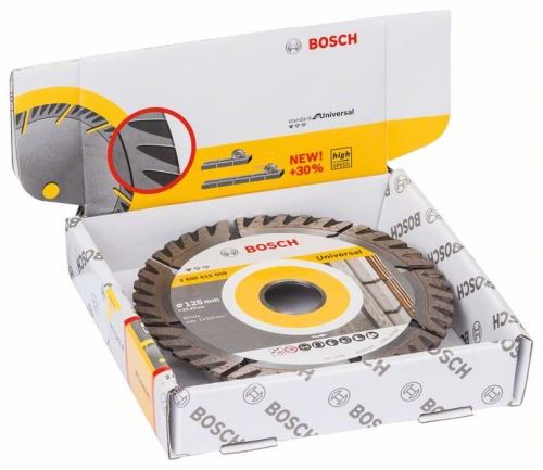 BOSCH Dijamantna rezna ploča Standard for Universal 125 × 22,23 (10 kom) 125x22,23x2x10 mm 2608615060