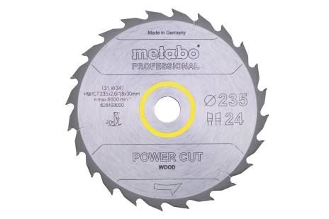 METABO List pile "power cut wood - professional", 315 x 30 mm, 24 zuba, 20° 628016000