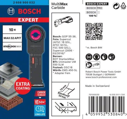 BOSCH EXPERT STARLOCKMAX MAII32APIT, 10 kom 2608900032