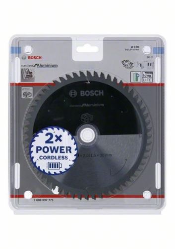 BOSCH List pile za akumulatorske pile; Standardno za aluminij 190x30x2/1,5x56T 2608837771