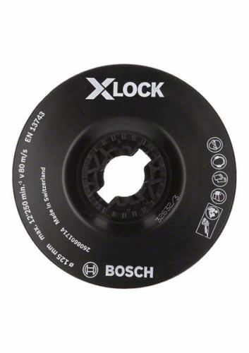 BOSCH X-LOCK Podložna ploča, fina 125 mm, 12.500 o/min 2608601714