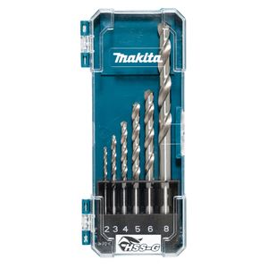 MAKITA set svrdla za metal HSS-G 2,3,4,5,6,8 mm D-75742