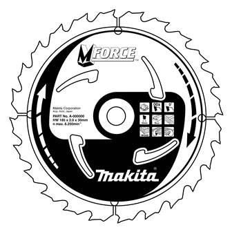 MAKITA list pile za drvo MFORCE 210x2,3x30 mm 24 zuba B-08078