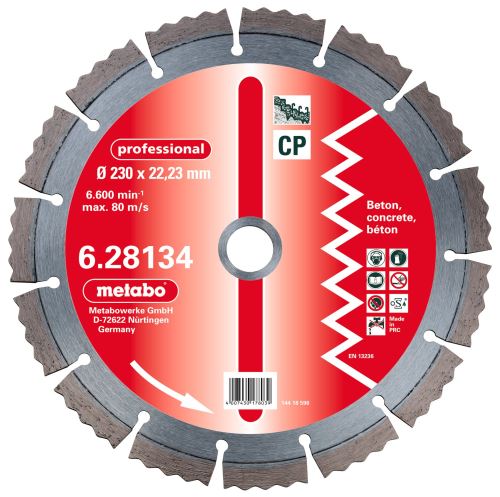 METABO Dijamantni disk 150x22,23 mm, profesionalni, CP 628132000