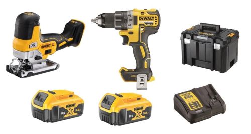 Dewalt akumulatorski alati u setu (DCD791+DCS335) DCK298P2T