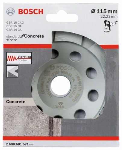 BOSCH Dijamantni brusni lonac Standard for Concrete 125 × 22,23 × 5 S4CON 125 SEG. 2608601573