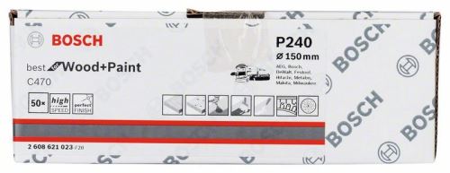 BOSCH Brusni papir C470, pakiranje 50 kom, 240 2608621023