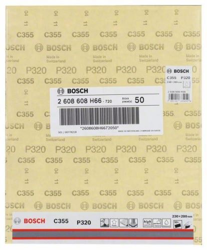 BOSCH Brusni papir C355 230 x 280 mm, 320 2608608H66