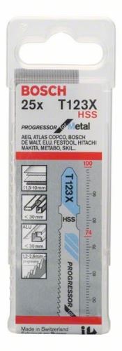 BOSCH List pile za sabljastu pilu T 123 XF Progressor for Metal (25 kom) 2608638474