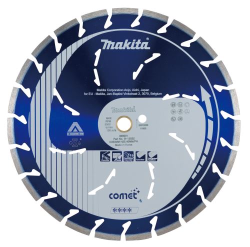 MAKITA dijamantna rezna ploča Comet Rapid 350x25,4 mm B-13552