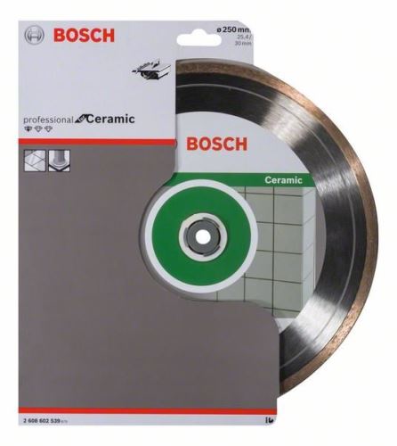 BOSCH Dijamantna rezna ploča Standard for Ceramic 250 x 30+25,40 x 1,6 x 7 mm 2608602539