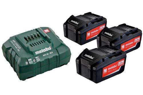 METABO Osnovni set (punjač + baterije) 18V / 3 x 5,2 Ah + ASC 30-36 685048000