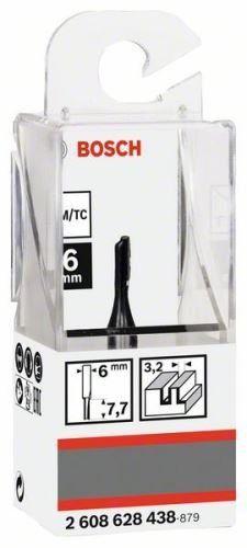 BOSCH Rezač žljebova; drška 6 mm 2608628438