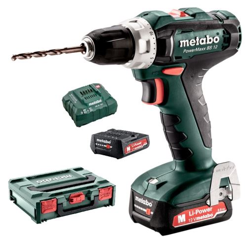 METABO AKU BUŠILICA/ODVIJAČ POWERMAXX BS 12 2x2Ah (601036500)