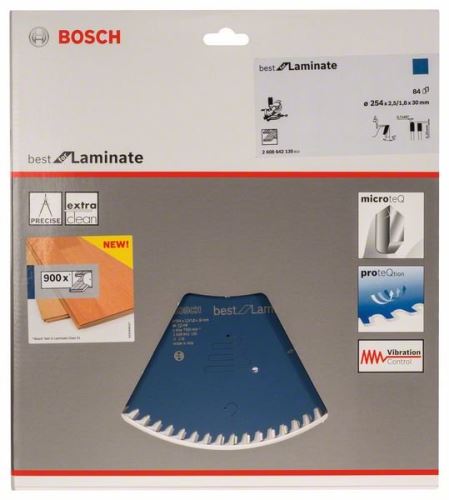 BOSCH List kružne pile Best for Laminate 254 x 30 x 2,5 mm, 84 2608642135