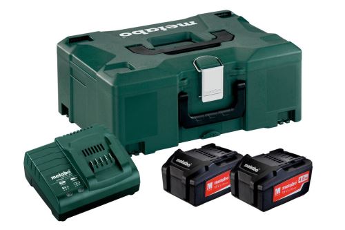 METABO Osnovni set (punjač + baterije) 18V / 2 x 4,0 Ah, ASC 30 - 36 V + kofer 685064000