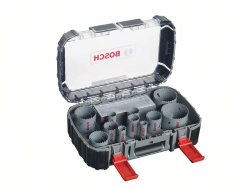 BOSCH 17-dijelni set univerzalnih bušilica HSS BIM 20; 22; 25; 32; 35; 40; 44; 51; 60; 68; 76 mm 2608580888