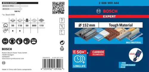 BOSCH EXPERT bušilica za rupe Tough Material 152 mm 2608900444