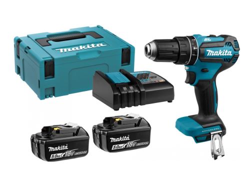 Makita Aku akumulatorski udarni odvijač Li-ion LXT 18V/5,0 Ah, Makpac DHP485RTJ