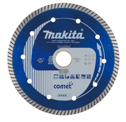 MAKITA dijamantna rezna ploča Comet Turbo 150x22,23 mm B-13007