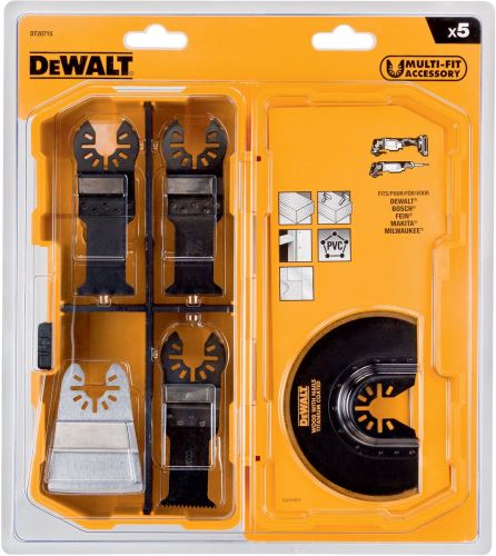 DeWALT Set listova pile za drvo, drvo s čavlima, gips karton (5 kom) DT20715