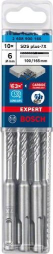 BOSCH EXPERT svrdlo SDS plus-7X, 6x100x165 10 kom 2608900160