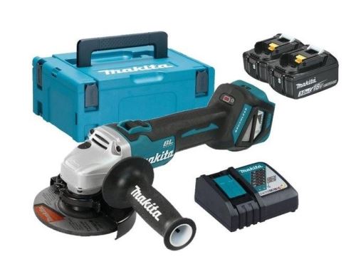 Makita Aku kutna brusilica s regulacijom 125mm Li-ion LXT 18V/3.0Ah, Makpac DGA511RFJ