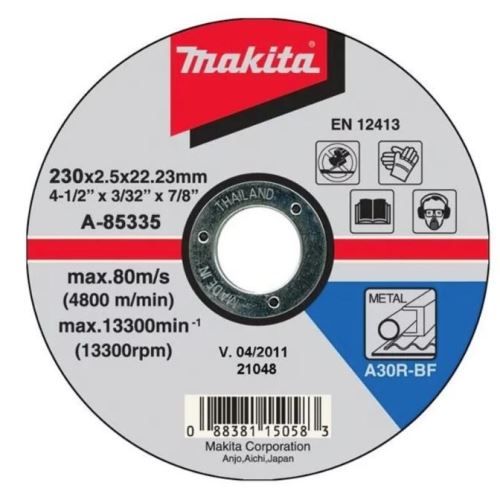 MAKITA čelični nož za rezanje 230x2,5x22,23 mm A-85335