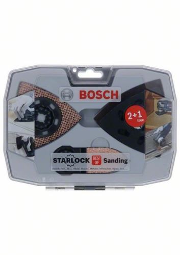 BOSCH Set od 6 brusnih papira Starlock Best of Sanding Set AVZ 93 G; AVZ 90 RT6; AVZ 32 RT4; Brusni papir Wood and Paint (3×) 2608664133