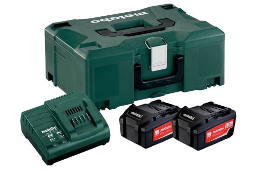 METABO Osnovni set (punjač + baterije) 18V / 2 x 5,2 Ah, ASC 30 - 36 V + kofer 685065000