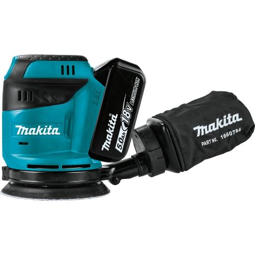 MAKITA Akumulatorska vibraciona brusilica Li-ion 18V/5.0Ah, systainer DBO180RTJ