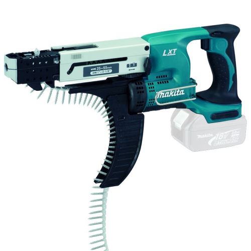 Makita akumulatorski odvijač sa spremnikom 25-55 mm, Li-ion LXT 18V, bez baterije DFR550Z