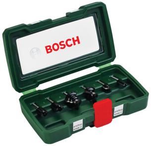 BOSCH 6 radionički set glodala od tvrdog metala u plastičnoj kutiji (osovina Ø 6 mm) 2607019462